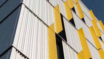 Nieuwe gevels voor het CRAC in Jambes