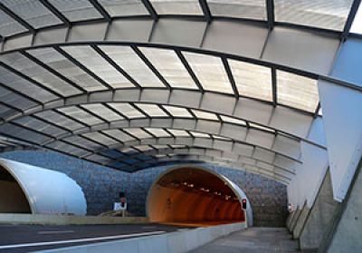 Luifels portaalingang Groufttunnel